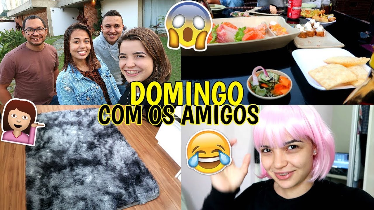 NA CASA DA GABI MAGSAN, COMIDA JAPONESA, PERUCA ROSA, TAPETE NOVO ♥ - Bruna Paula