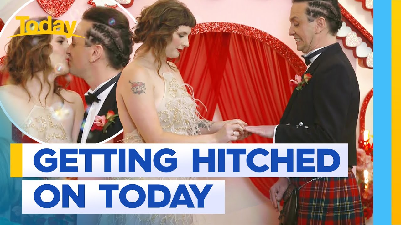 Sydney couple get married on Today | Today Show Australia