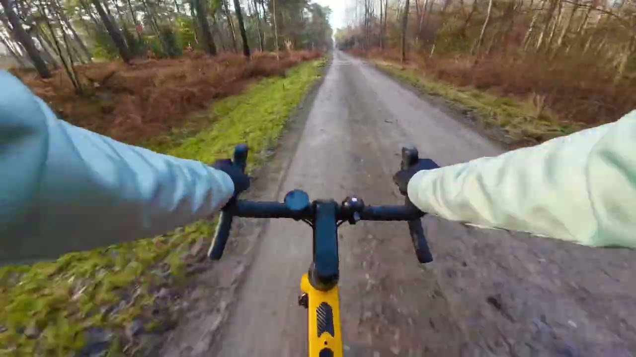 Winter Gravelbike Tour NRW | 50 km Haltern, Haardt & Wesel-Dattel-Kanal inkl Komoot (DJI Osmo 4K)