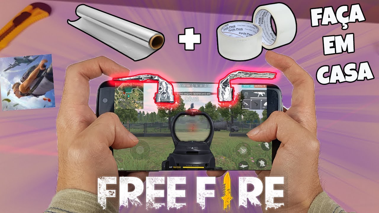 COMO FAZER GATILHOS PARA FREE FIRE EM CASA! (Muito simples)