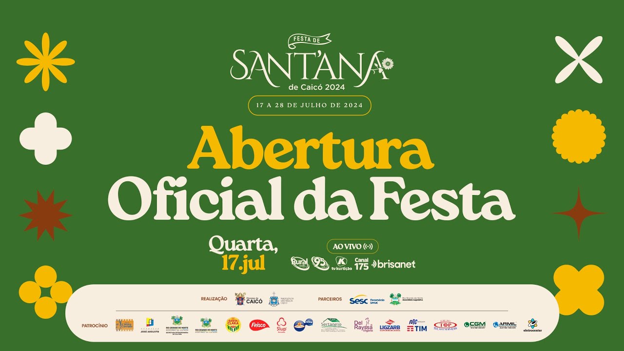 Procissão e Missa de Abertura | Festa de Sant'Ana de Caicó | 18.07.2024