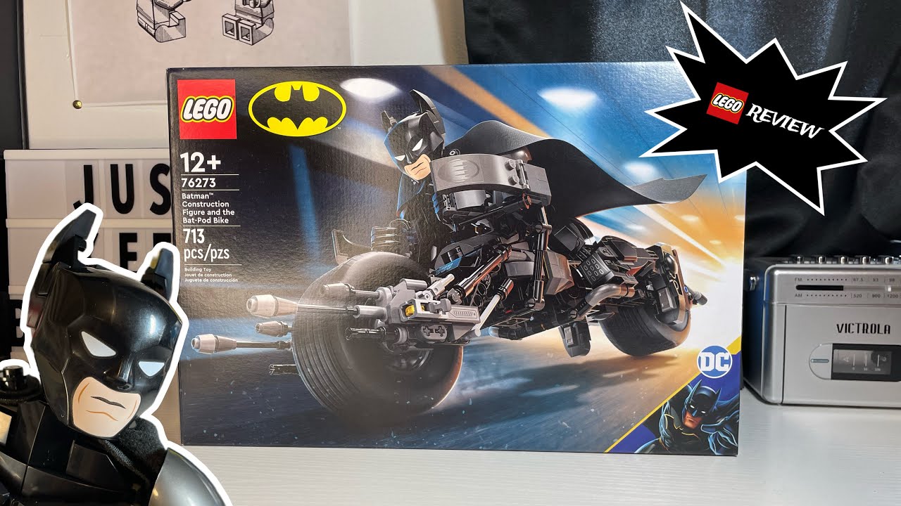Is the LEGO Batman Construction Figure and Bat-Pod Bike That Bad? (76273 Set Review)