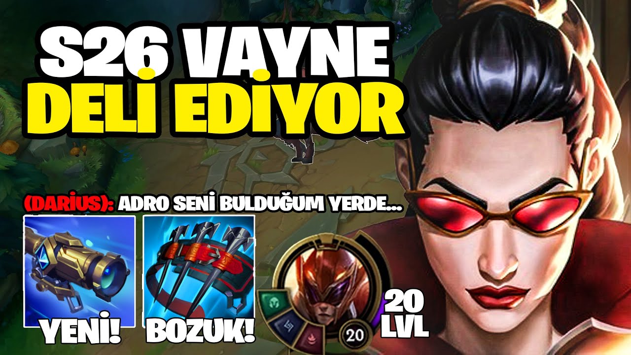 Sezon 2026 20 LEVEL Vayne Bu İtemlerle Aşırı Güçlü | Delikanlı adamın yapacagı bişey değil