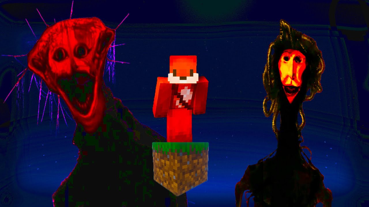 Intenté SOBREVIVIR en un ONE BLOCK con Mods de TERROR... SALE MAL