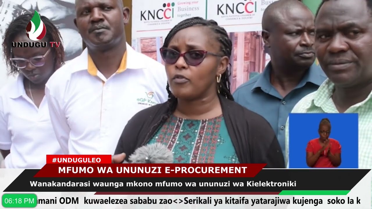 Wanakandarasi waunga mkono mfumo wa ununuzi wa Kielektroniki
