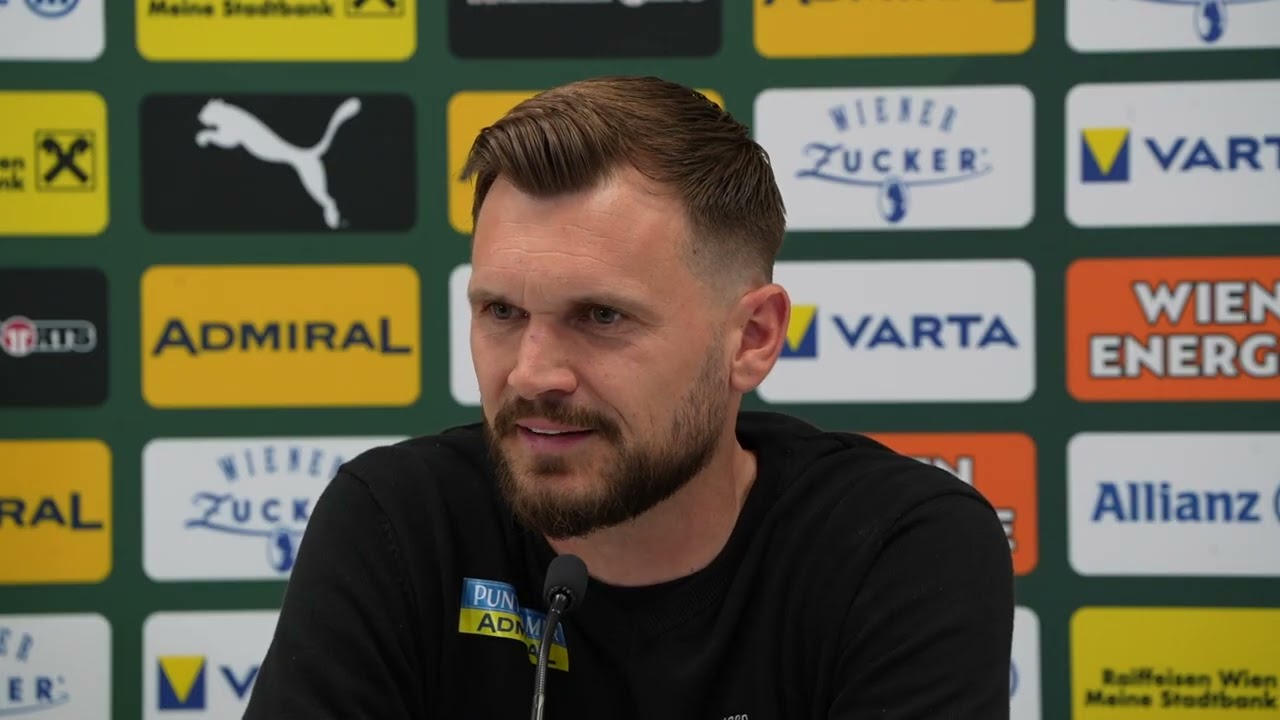Pressekonferenz mit SK Sturm Graz-Trainer Fabio Ingolistch nach dem 2:0-Sieg beim SK Rapid