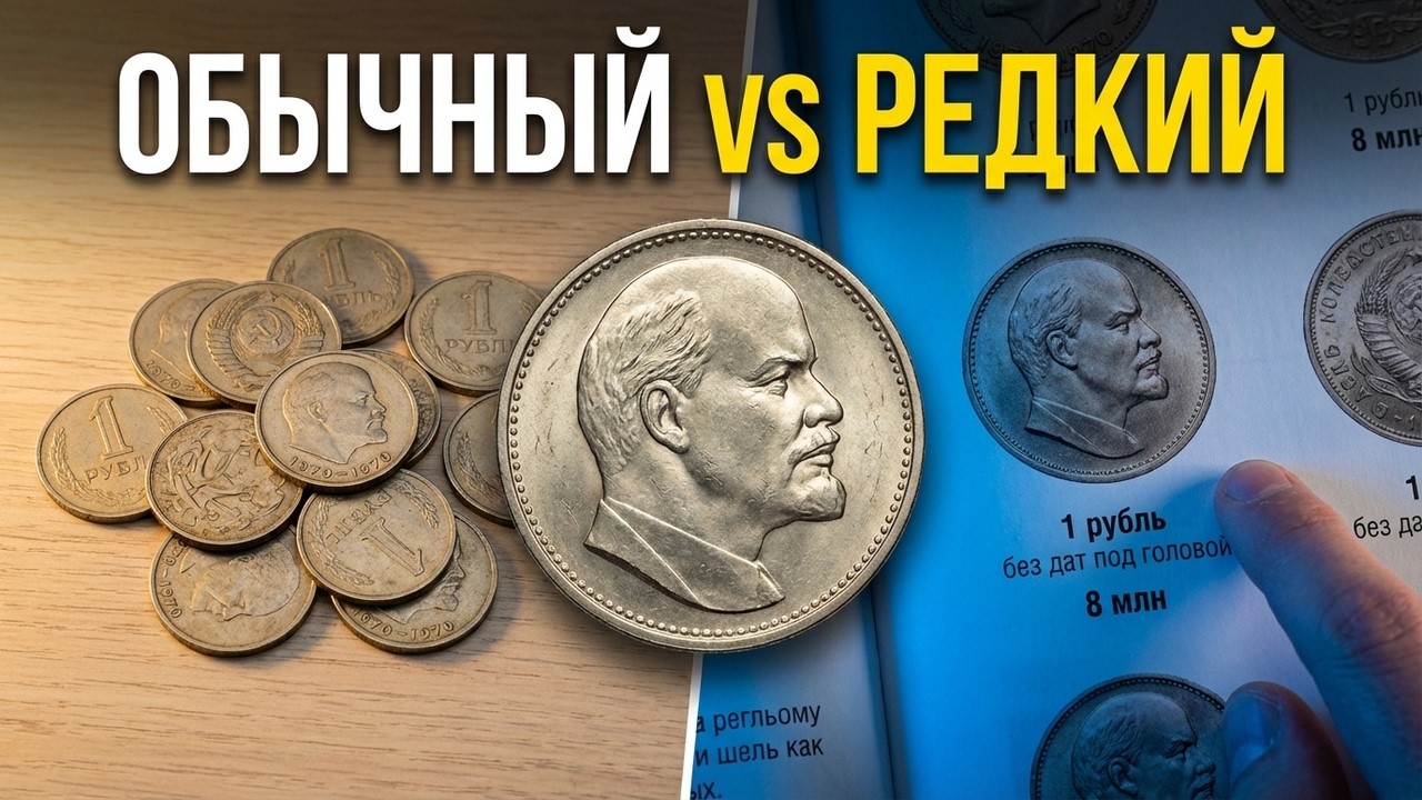 Куплю за 8 000 000 монету 1 рубль голова Ленина