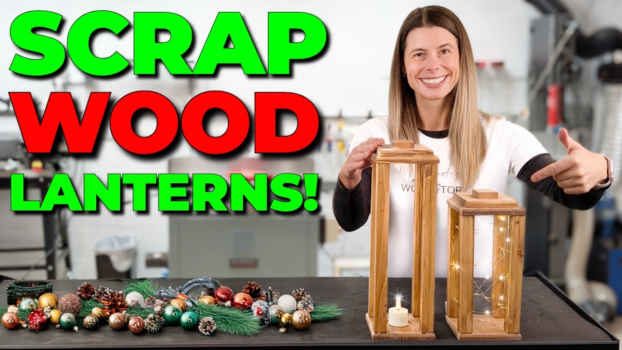 YOU Can BUILD Fairy Light Wooden Lantern // EASY DIY Woodworking