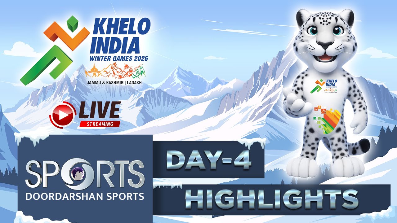 HIGHLIGHTS - Day 4 | Khelo India Winter Games 2026, Leh | Doordarshan Sports