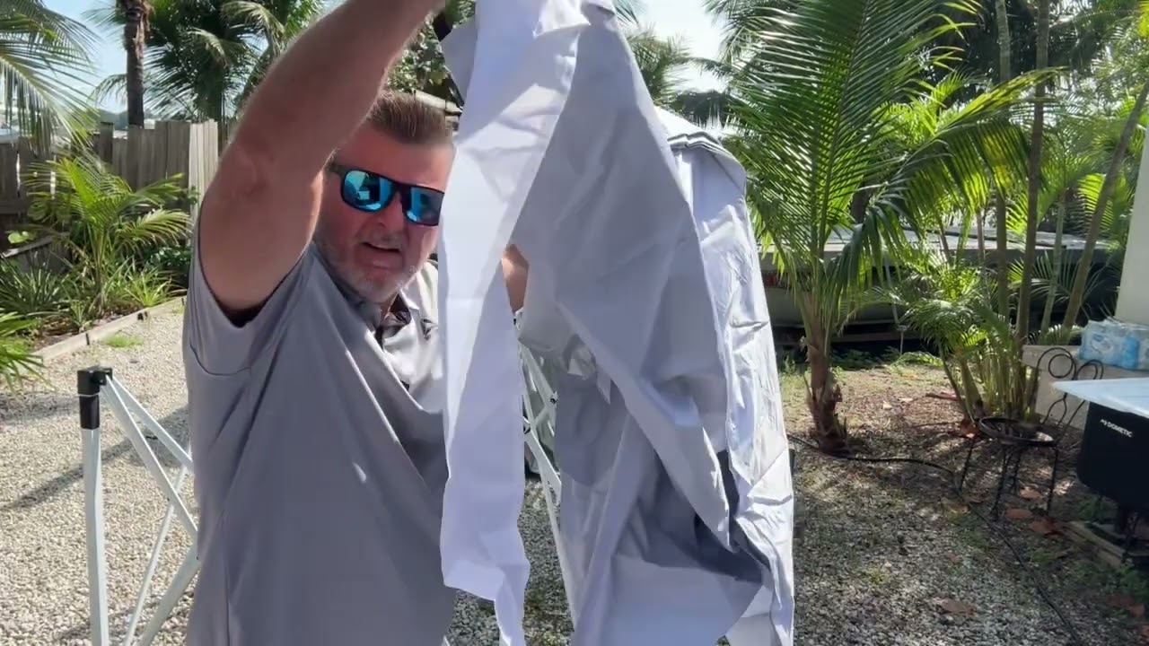 Walmart Canopy Setup for Teardrop Camper&hellip;Braxton Creek Bushwhacker 10SS
