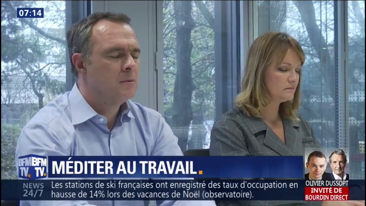 C'est votre vie: Adeline Fran&ccedil;ois et Christophe Delay ont essay&eacute; la m&eacute;ditation au travail