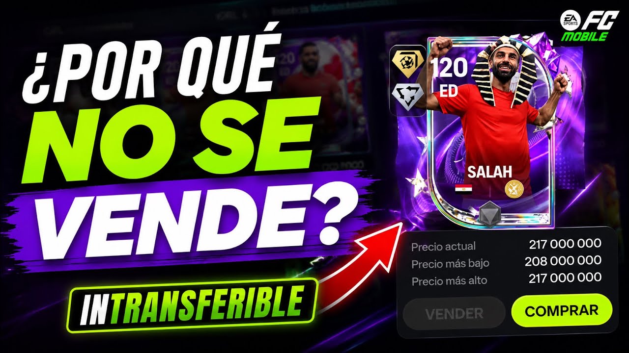 🚨&iquest;Como VENDER a tus JUGADORES CORRECTAMENTE en Fc Mobile?| &iquest;Tu JUGADOR se volvi&oacute; INTRASFERIBLE? 🤯👀🔥