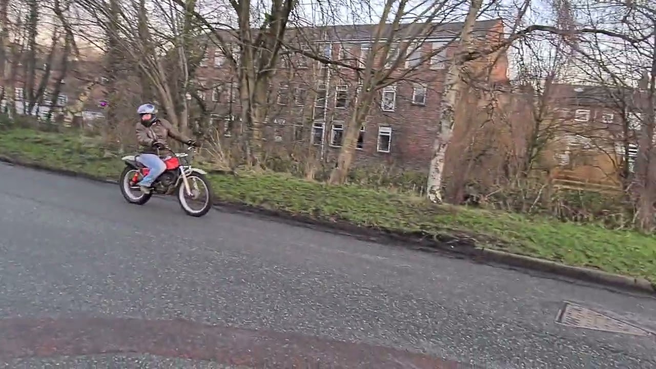 1976 MONTESA 348 COTA MALCOM RATHMELL REPLICA TEST RIDE.