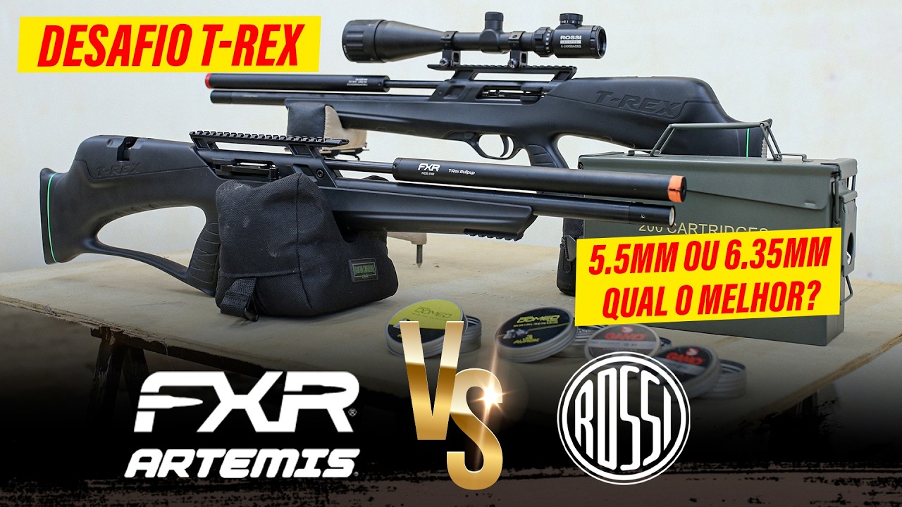 T-REX 6.35 vs 5.5 - QUAL A MELHOR? Rossi vs Artemis, a polêmica não para!