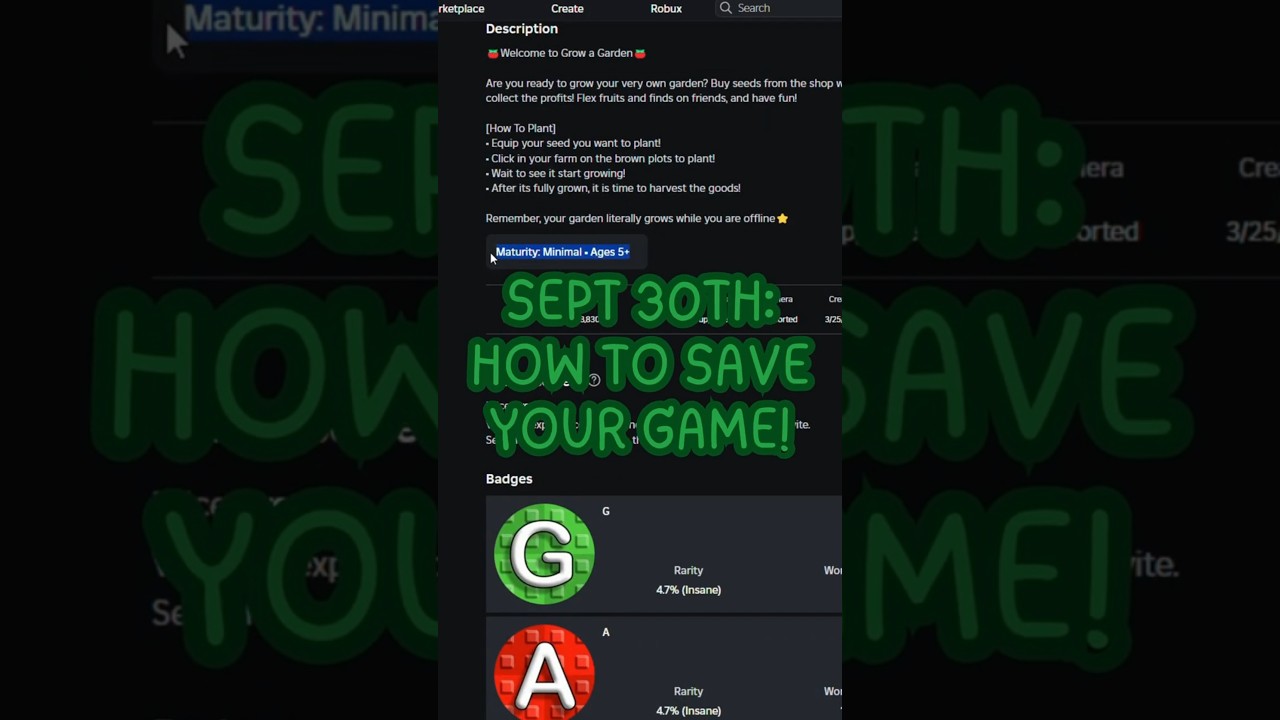 How to AGE RATE your Roblox Game! #robloxstudio