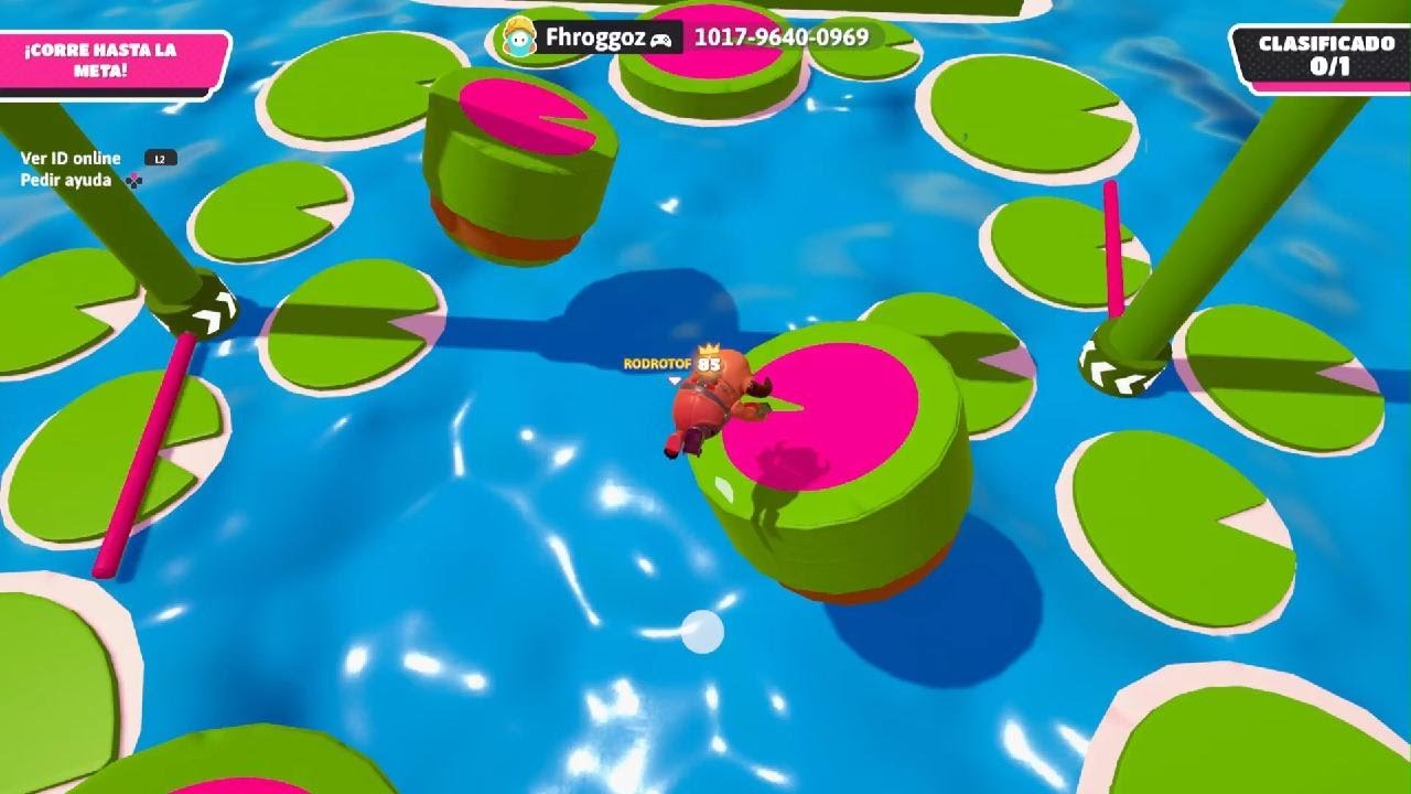 Fall Guys - Campeón 17686 + Infalible 812 (4ª) + Tutorial Lilypad limbo 76 + 1º por 12483ª y 12484ª