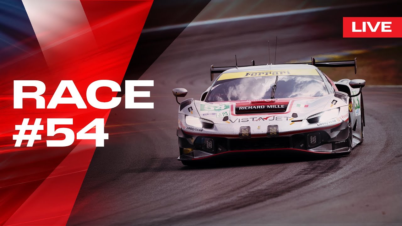 LIVE LE MANS 24 RACE Onboard car #54 | Ferrari 296 GT3 - Part 1