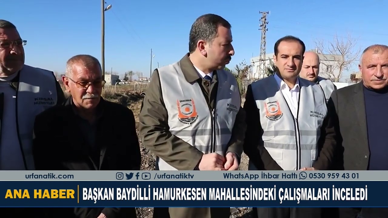 Başkan Baydilli Hamurkesen Mahallesindeki &Ccedil;alışmaları İnceledi