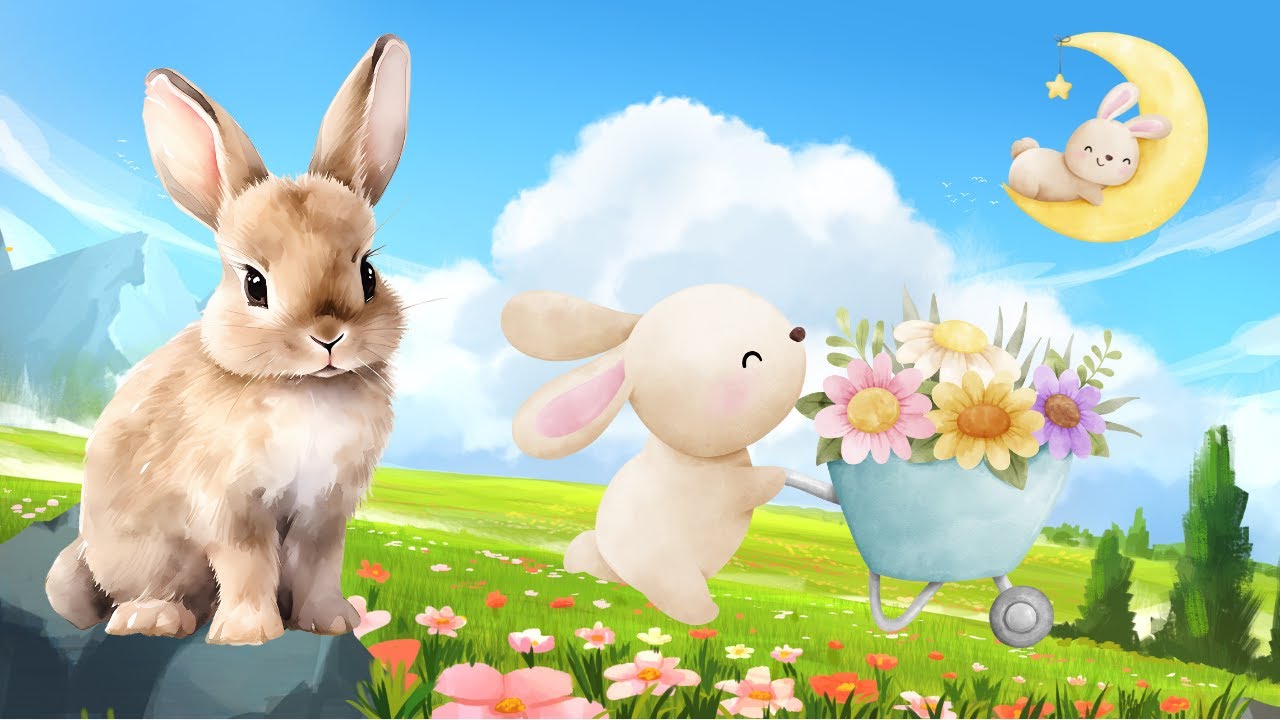 The Funniest Bunny Song! | Hop & Play with a Happy Bunny