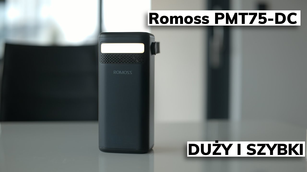 Romoss PMT75-DC 75000mAh 280W - elegancki i mocarny powerbank