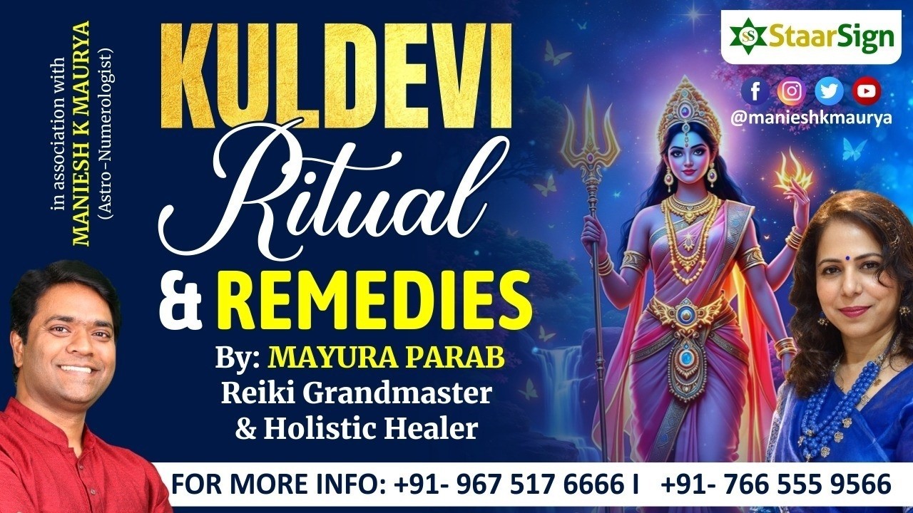 FREE SESSION ON KULDEVI RITUAL & REMEDIES By: DR MAYURA PARAB Reiki Grandmaster & Holistic healer