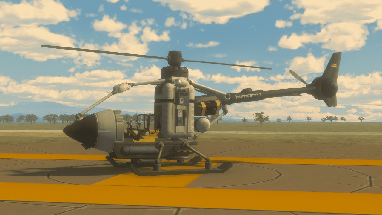 KSP helicopter with realistic controls