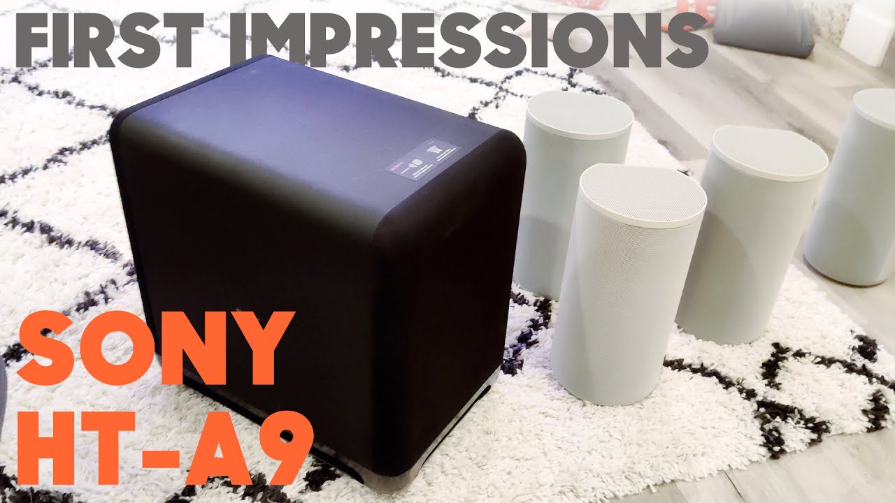 Настройка и первые впечатления от Sony HT-A9 и SASW5