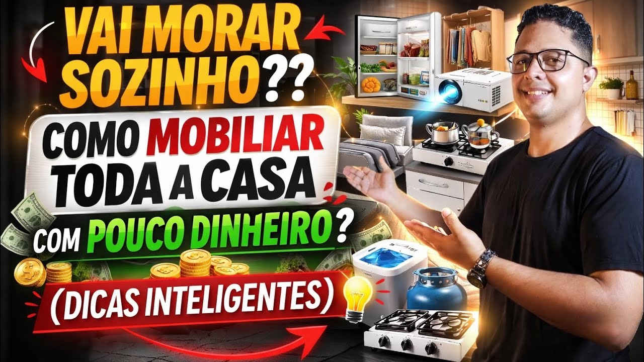 Como mobiliar casa do zero gastando pouco?