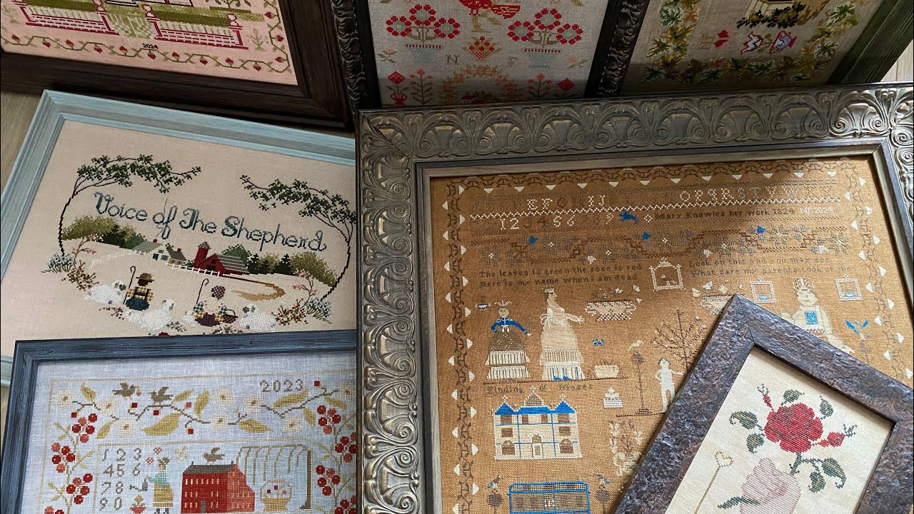 Все мои вышитые и оформленные Примитивы и СЭМПЛЕРЫ/Вышивка крестиком