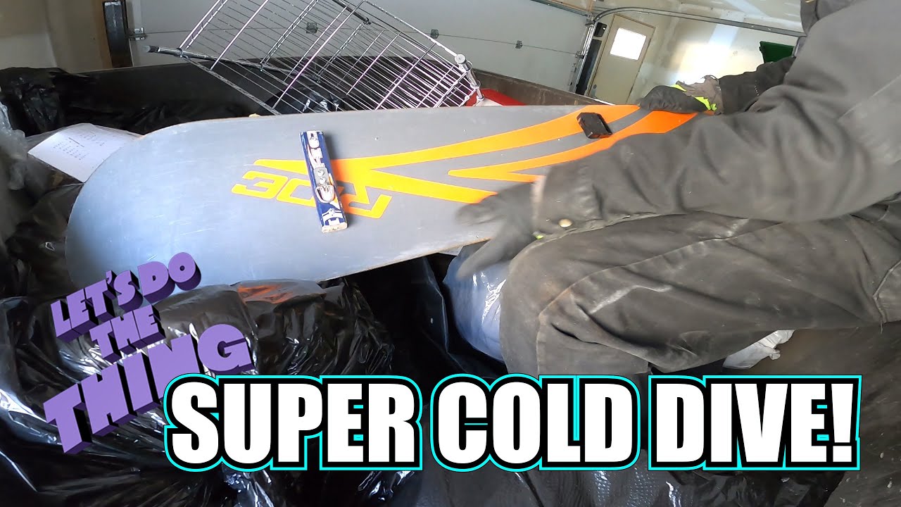 Dumpster Diving In Extreme Cold!