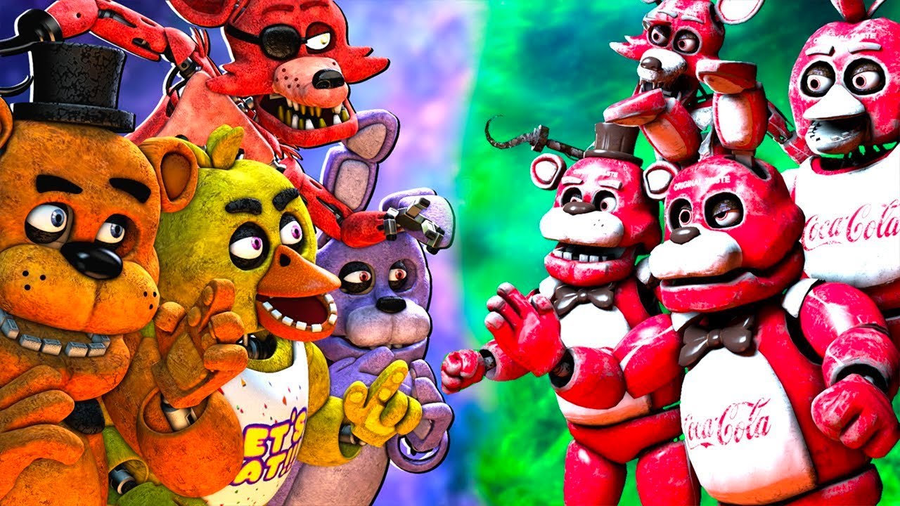 [SFM FNaF] Originals vs Coca Cola Animatronics