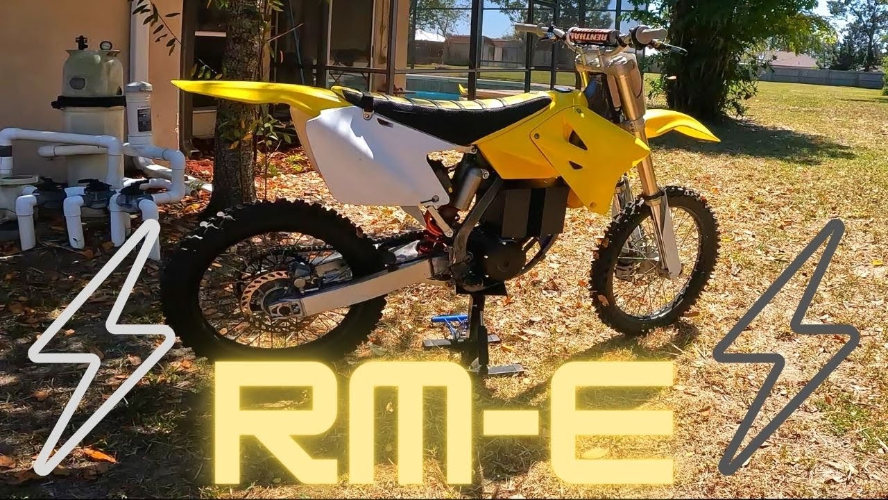 RM-E Electric Dirt Bike Conversion | First Test | QS138 V3, Votol EM200/2, 72v Molicel P42A Battery
