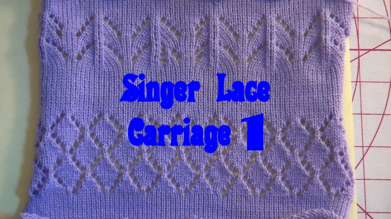 Singer Lace Carriage Plain and Fashion Lace