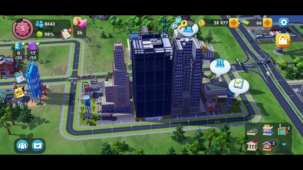 Upgrading building. #simcity  @GamingAdda-m2e 