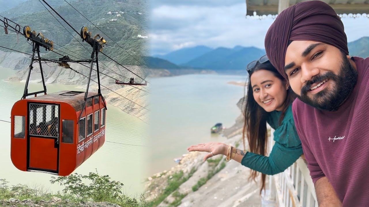 Amazing beauty of New Tehri Dam ride of ropeway 🚠 above Dam