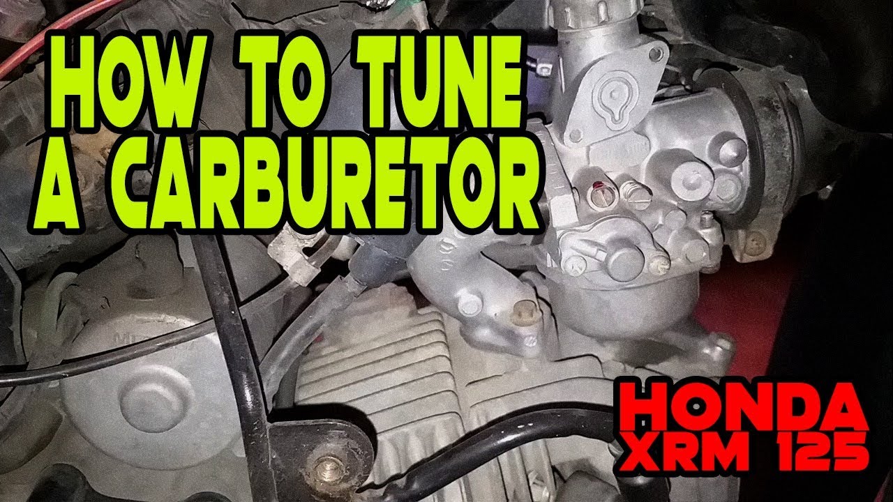 How to Tune a Carburetor | Honda XRM125