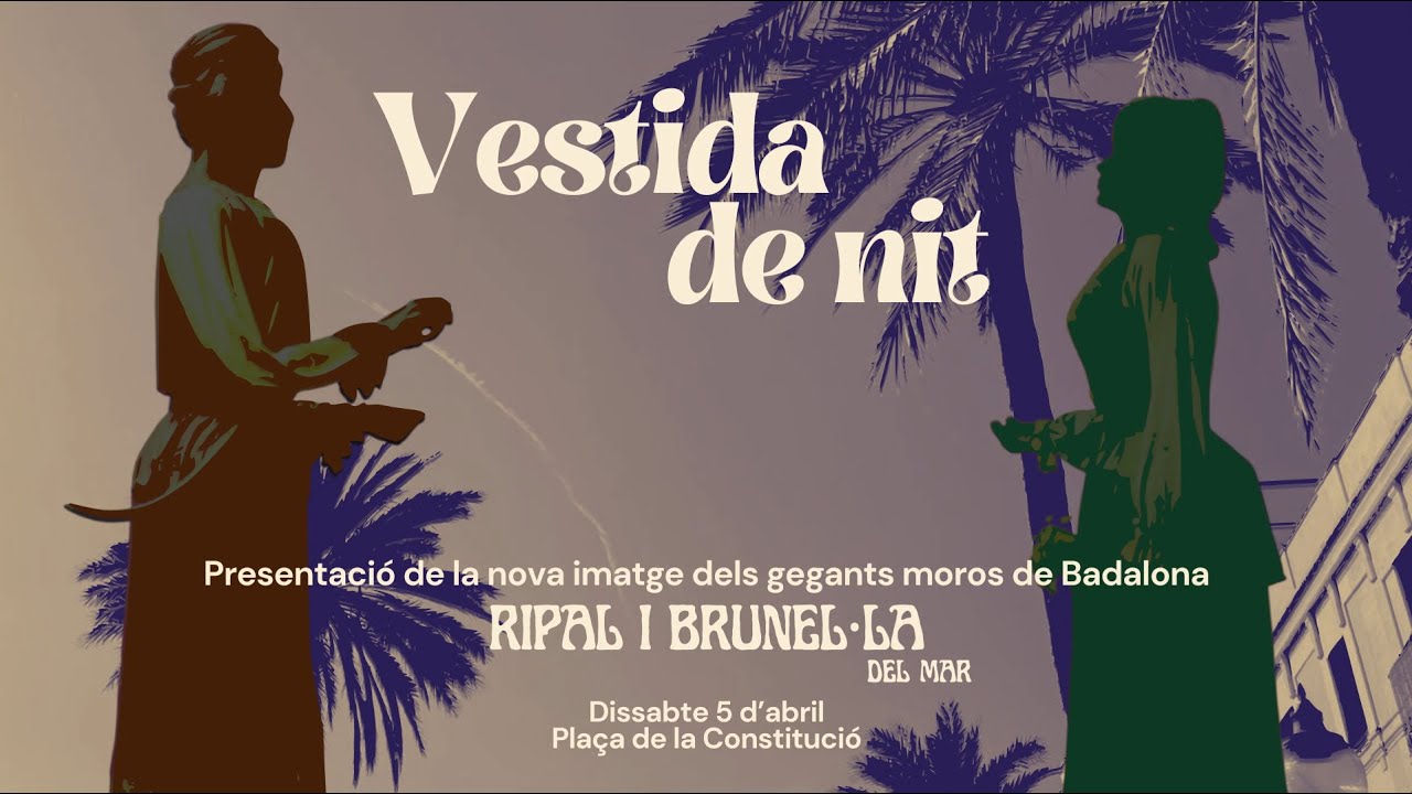 Vestida de Nit - Estrena de la nova imatge dels Gegants Moros de Badalona.