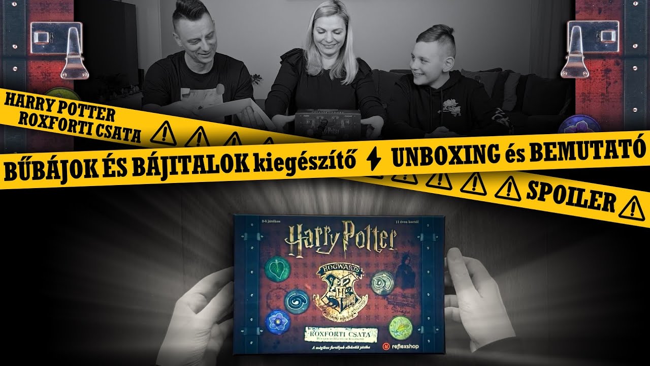Harry Potter: Roxforti csata ⚡ Bűbájok és Bájitalok kiegészítő - Unboxing