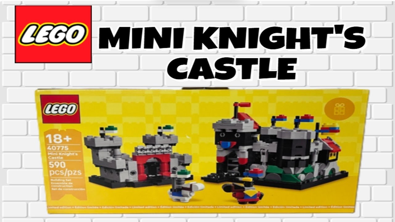 Taking me back to my childhood! LEGO Mini Knight's Castle Set 40775 GWP Speed Build