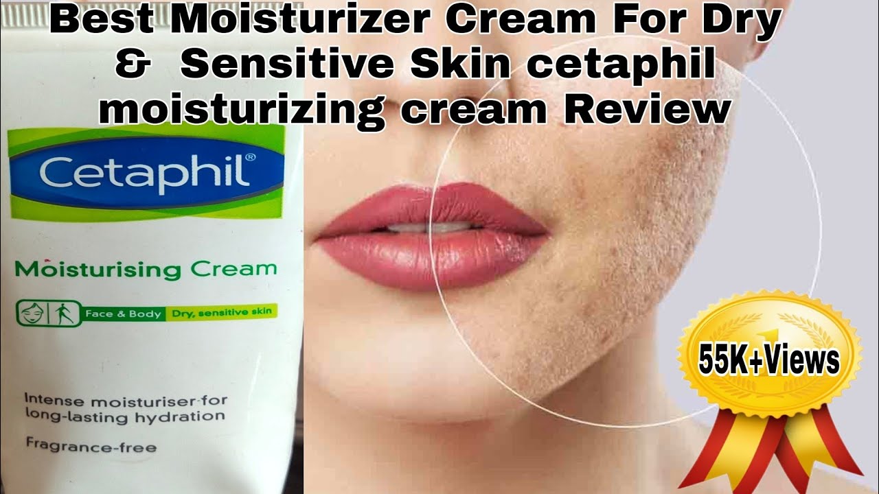 Best Moisturizer Cream For Dry &  Sensitive Skin cetaphil moisturizing cream Review in Hindi |रूखापन