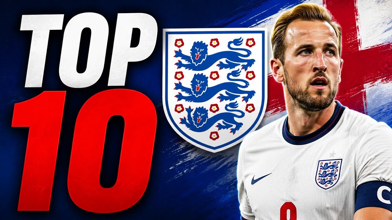 England Top 10 All-Time Goalscorers | Harry Kane, Rooney & More
