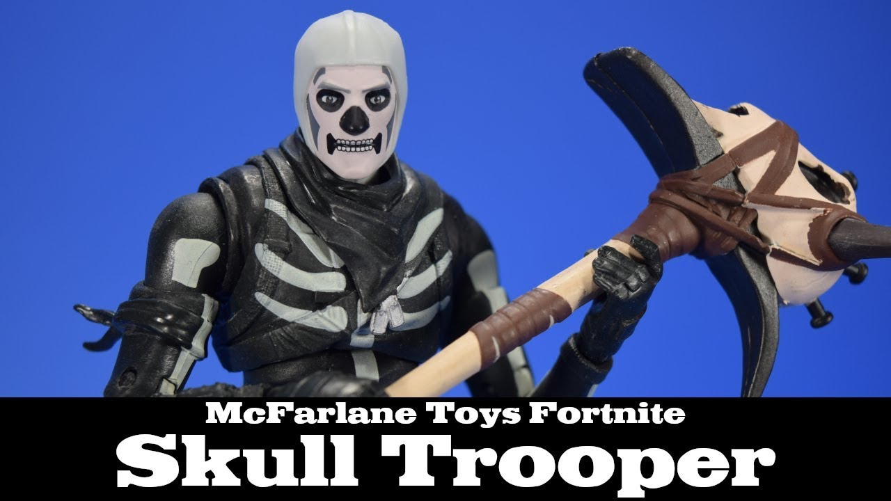 Fortnite Skull Trooper McFarlane Toys Action Figure Review
