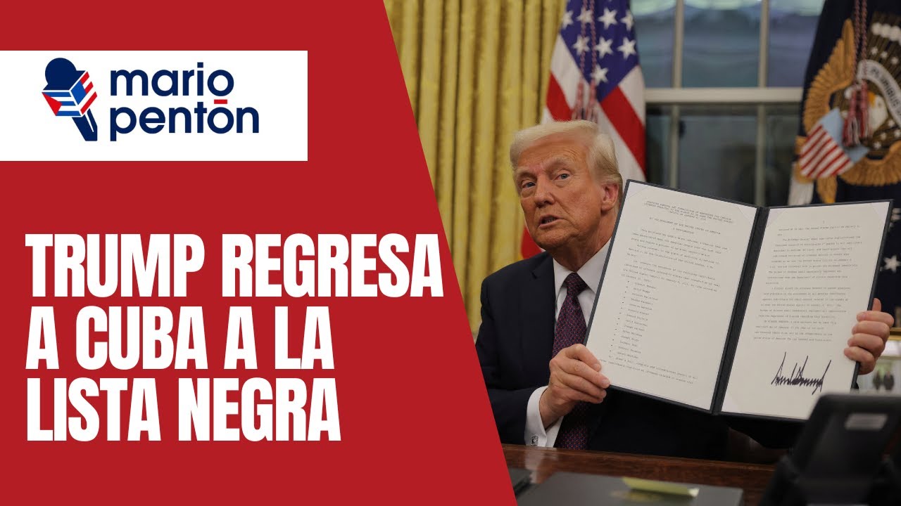 Urgente: Trump mete nuevamente a Cuba a la lista de países patrocinadores del terrorismo
