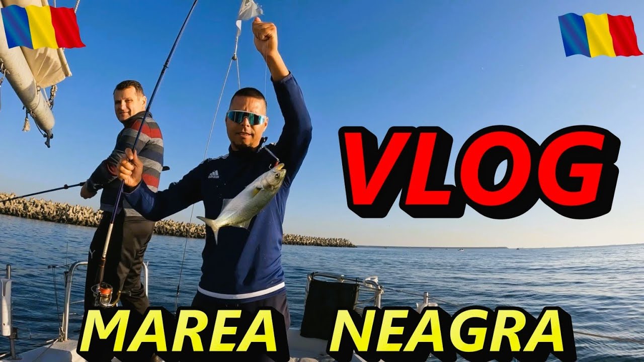 Pescuit la lufar cu pilkere in Marea Neagra.