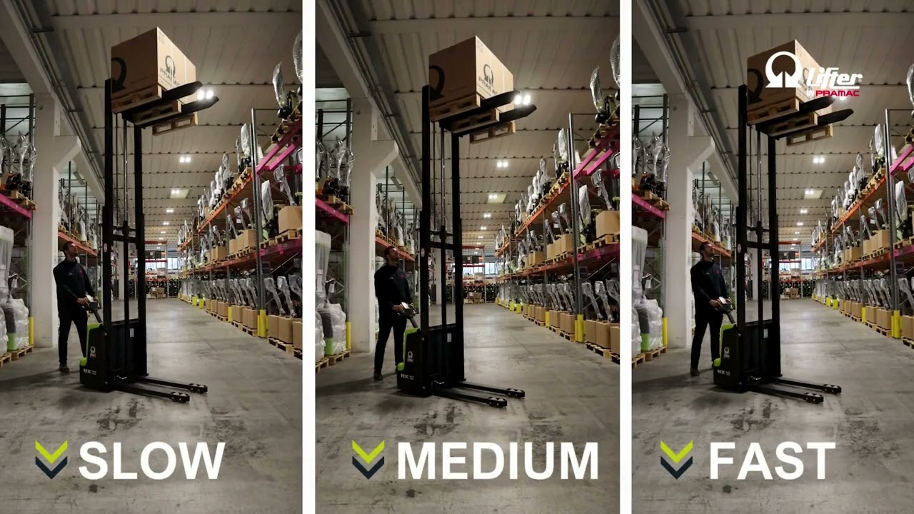 Pramac NX12 Electric Pallet Stacker | 1200kg Pedestrian Stacker | LLM Handling