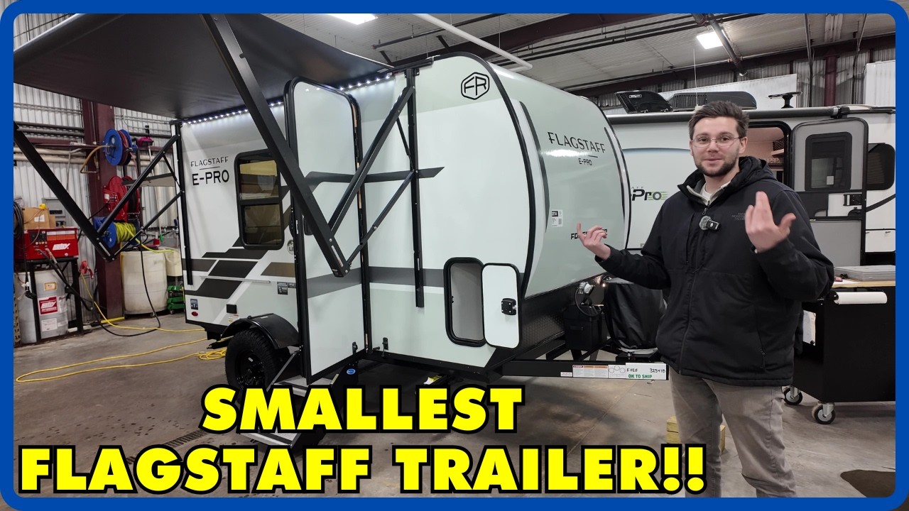 SMALLEST Flagstaff Trailer Only 1,700 Pounds! 2026 Forest River Flagstaff E-Pro E11LE