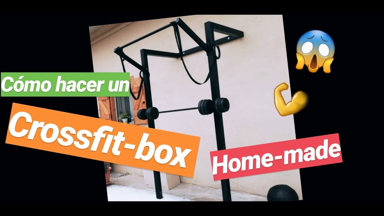 CROSSFIT BARRA como hacer un crossfit box casero