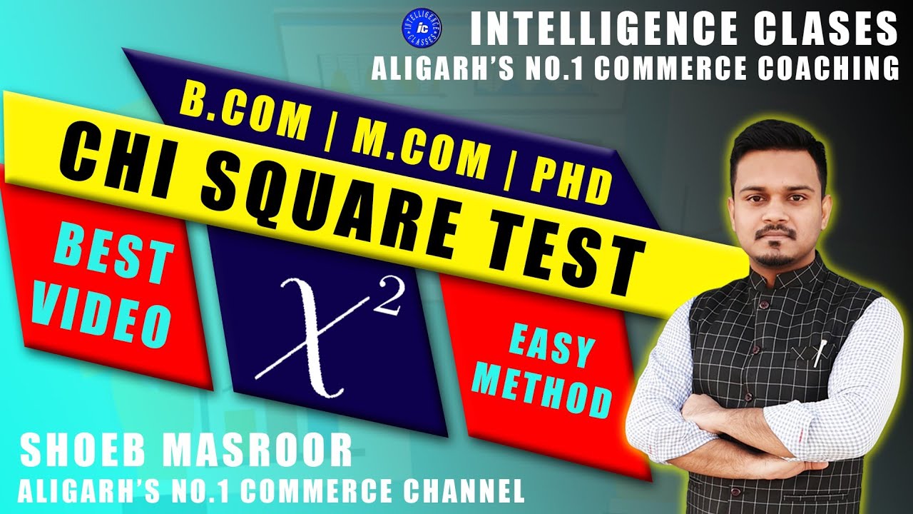 Chi Square Test | Research Methodology | Quantitative Methods | B.Com | M.Com
