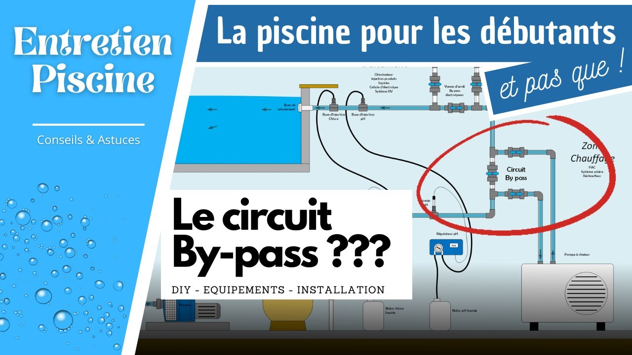 💧 La Piscine pour les d&eacute;butants: Le circuit By-pass Ep5