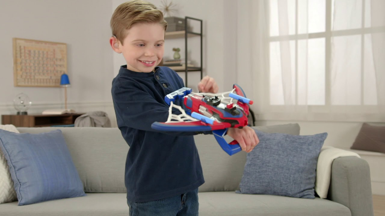 Spiderman - Web Shots Spiderbolt NERF Powered Blaster - Spider-man far from home